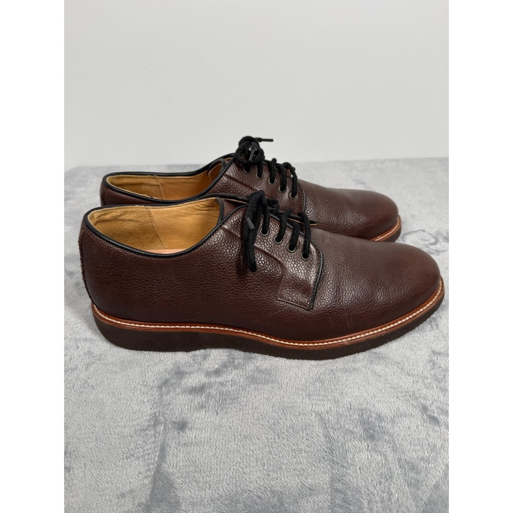 Samuel Hubbard M2150 Men’s 10.5 Brown Leather Oxford Shoes Vibram Portugal - Picture 4 of 13